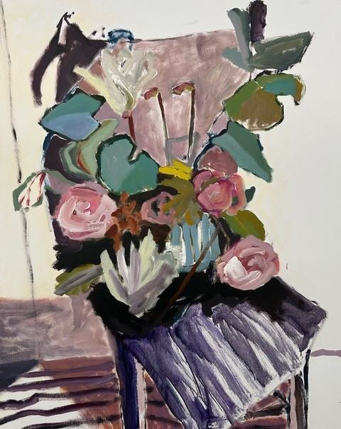 Chair and Flowers 3, 2026 by Ali McNabney-Stevens