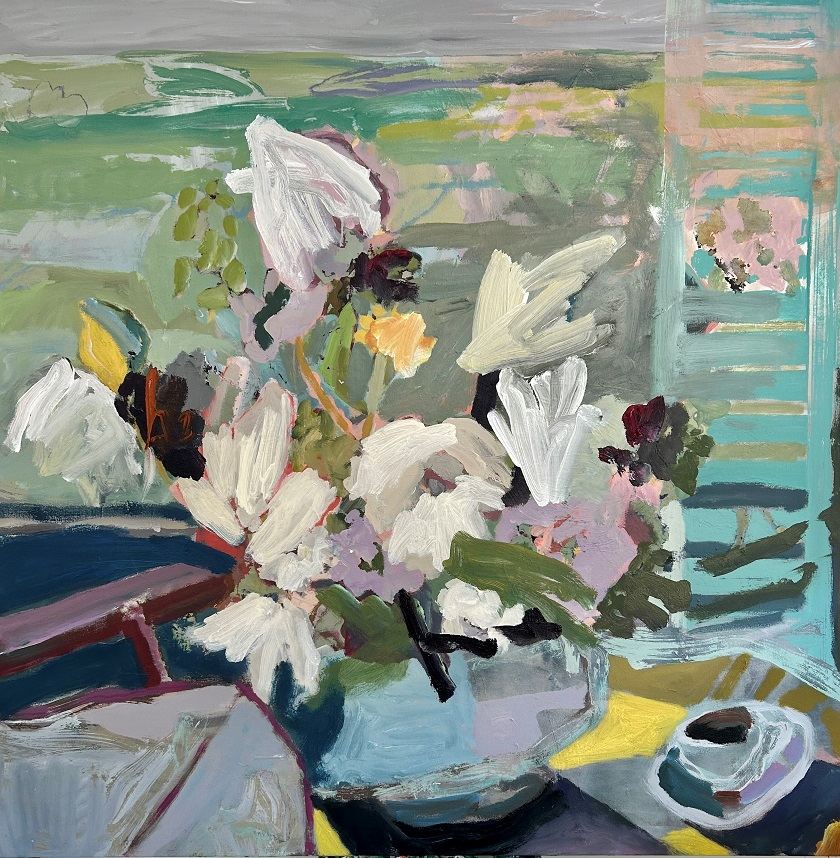 Chairs and Flowers #2, 2025 by Ali McNabney-Stevens